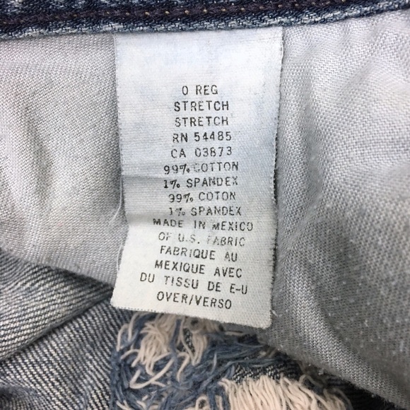 AMERICAN EAGLE OUTFITTERS Jeans Bootcut Stretch Denim Distressed Size 0 Regular - Picture 10 of 11